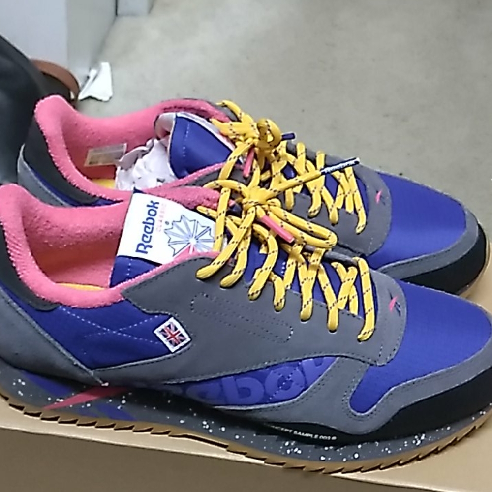 Men reebok classic multi color 1pair